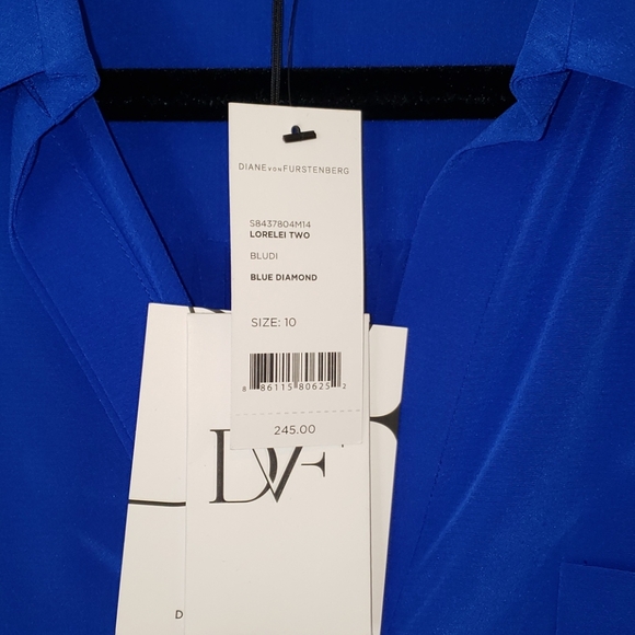 Diane Von Furstenberg Color - Blue Size - 10 - Picture 3 of 3